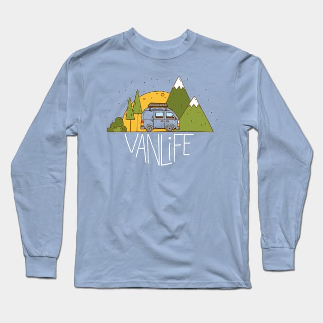 Van Life Long Sleeve T-Shirt by geep44